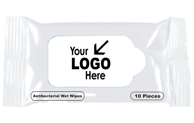 ANTIBACTERIAL WET WIPE PACKET